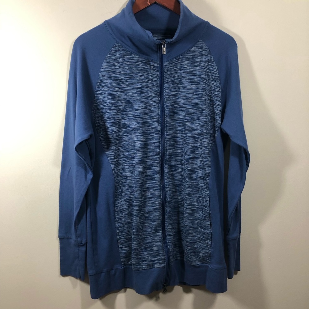 Columbia Jacket, zip-up, Blue, XL, B46